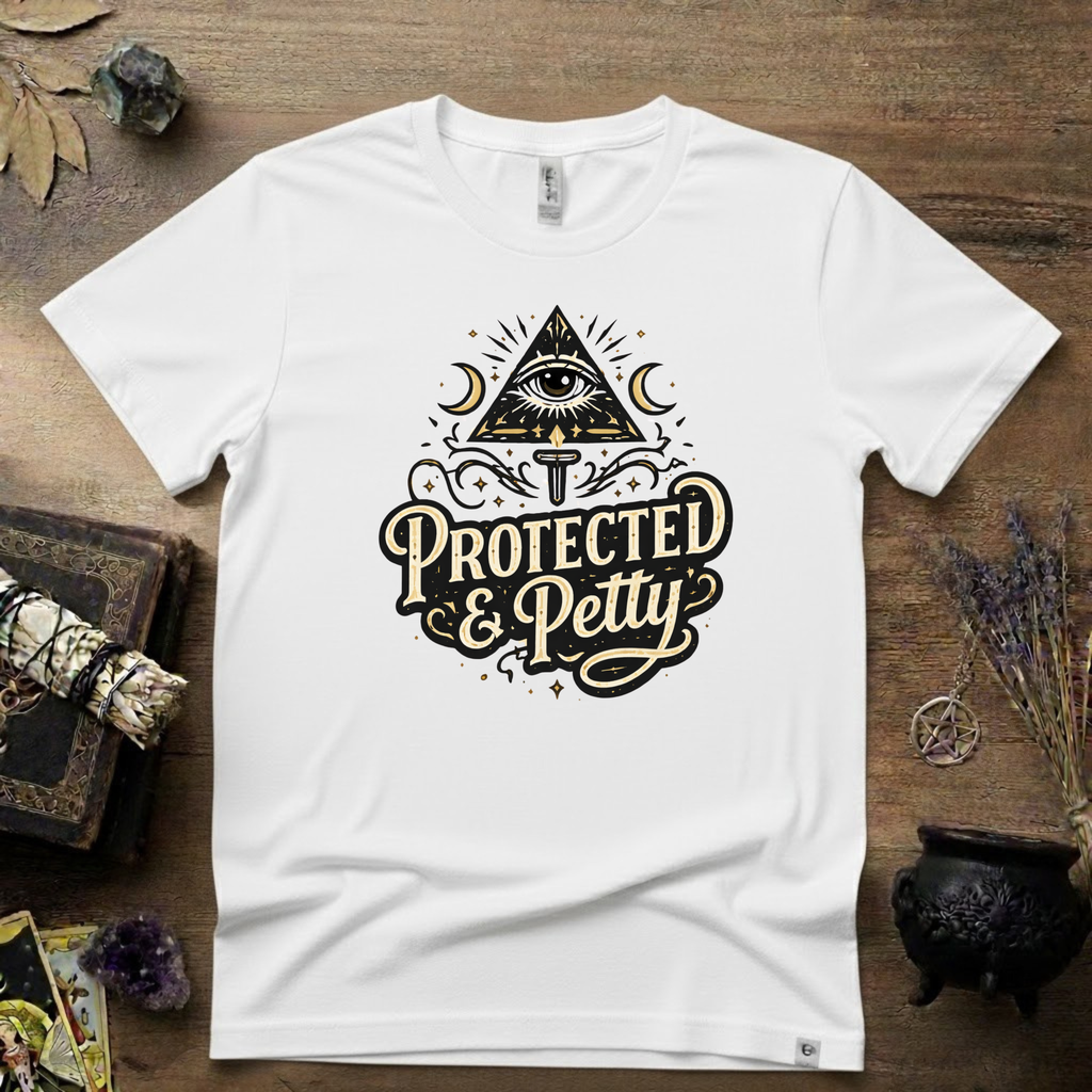 Witchy T-Shirt — "Protected and Petty"