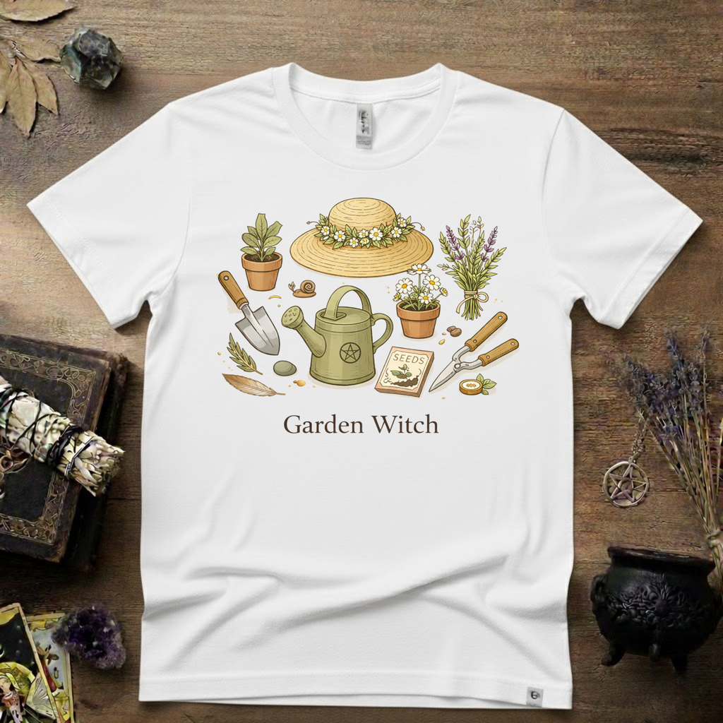Garden Witch T-Shirt — Witchy Plant Magic Tee