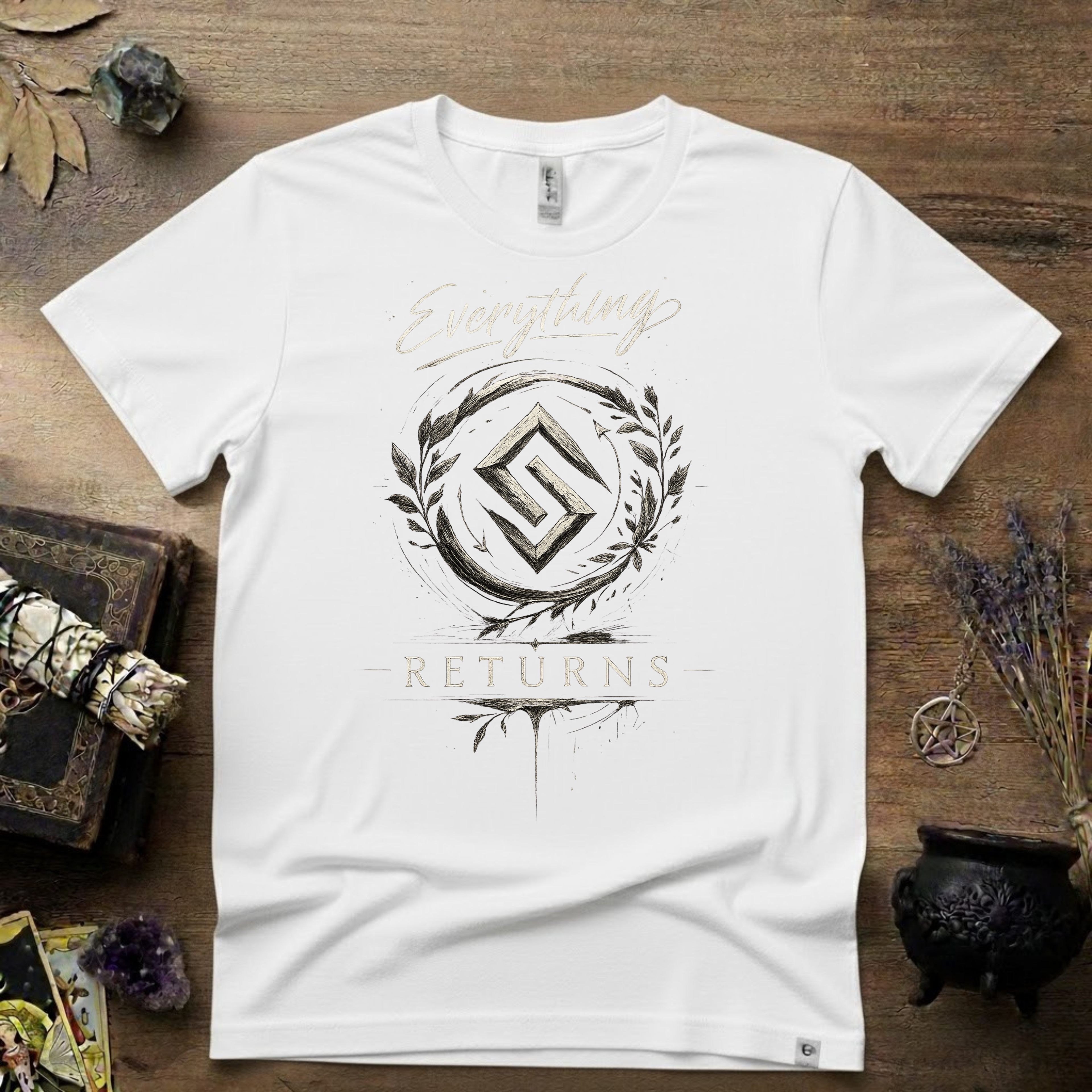 Jera Rune "Everything Returns" T-Shirt
