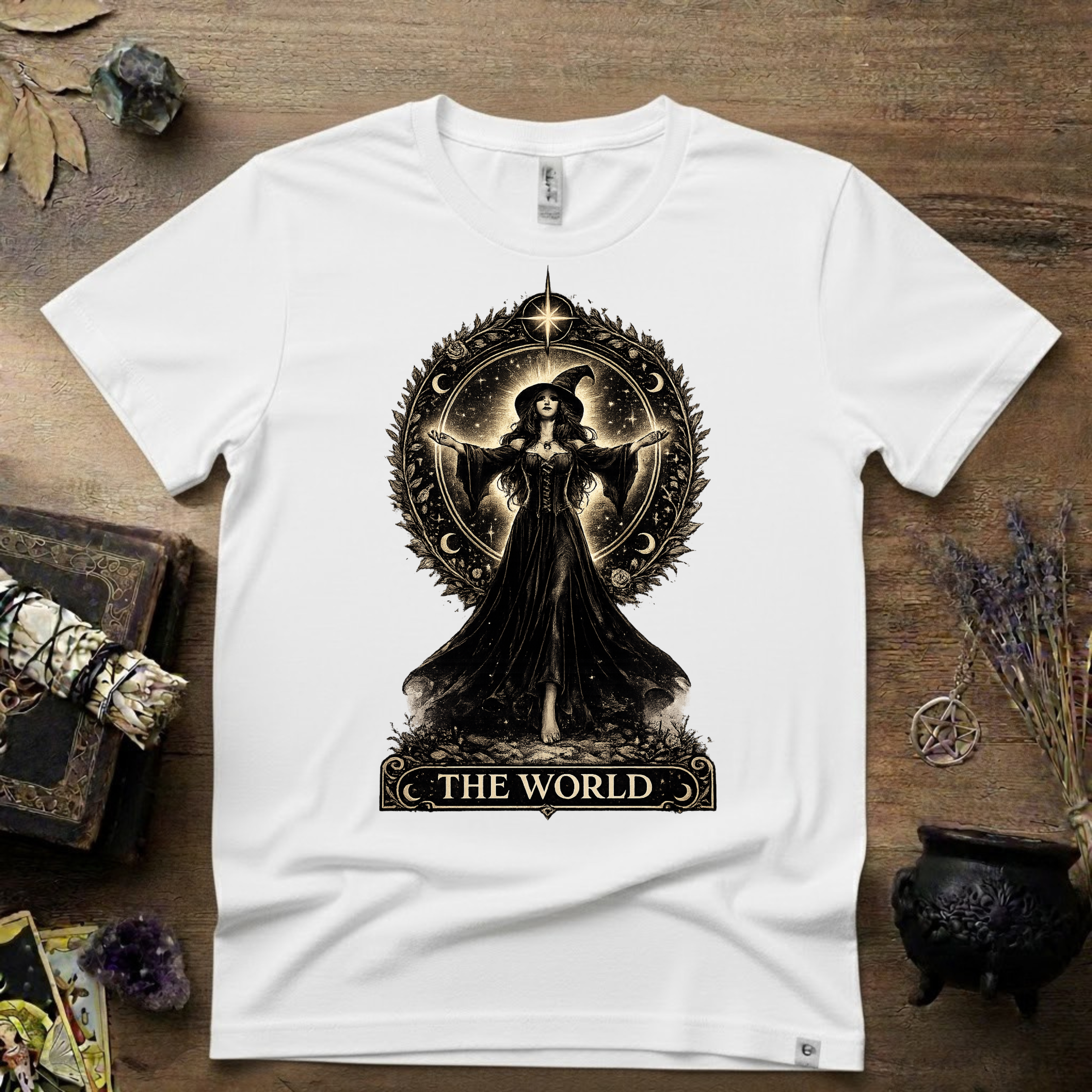 Tarot T-Shirt — The World