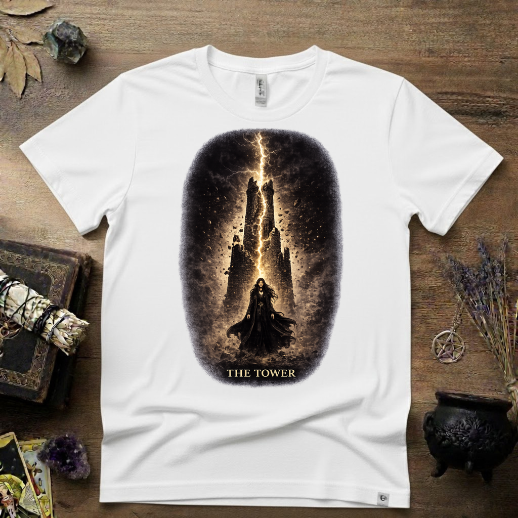 Tarot T-Shirt — The Tower