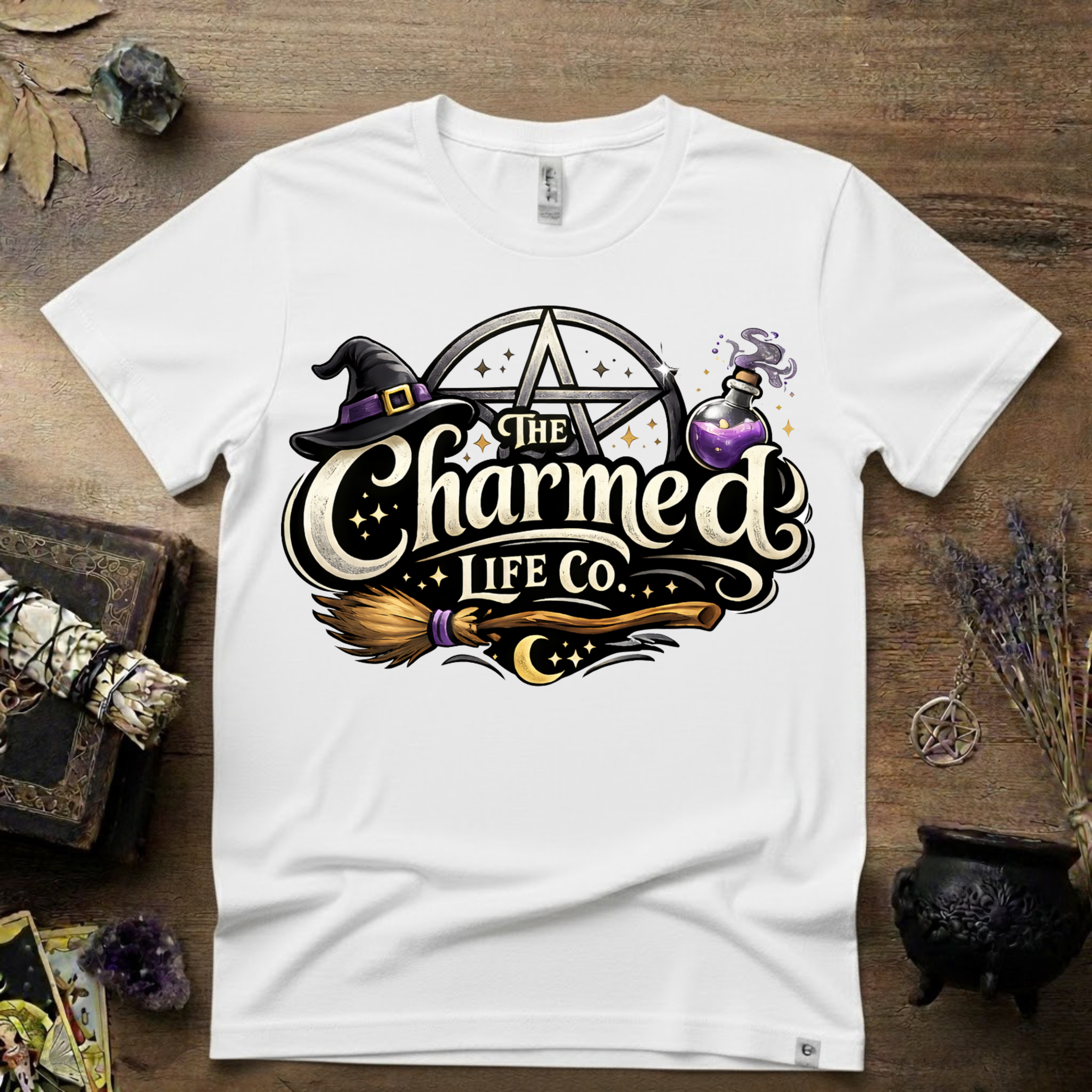 Witch Logo T-Shirt — The Charmed Life Co.